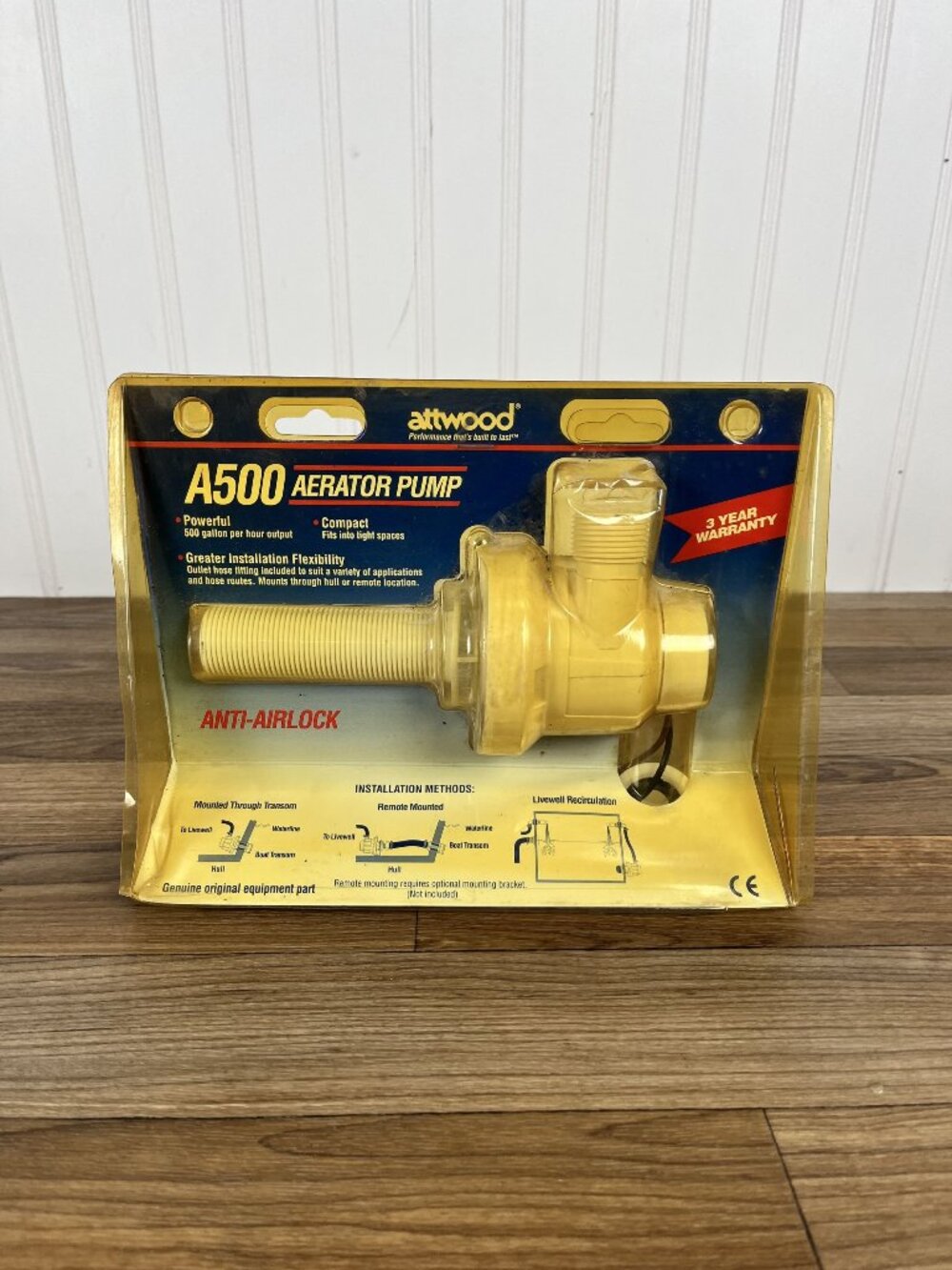 ATWOOD A500 Aerator Pump, 500 Gallon Per Hour Output, Anti-Airlock - New